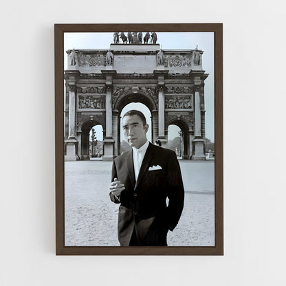 ap-yukio mishima-2 cadre Bois foncé