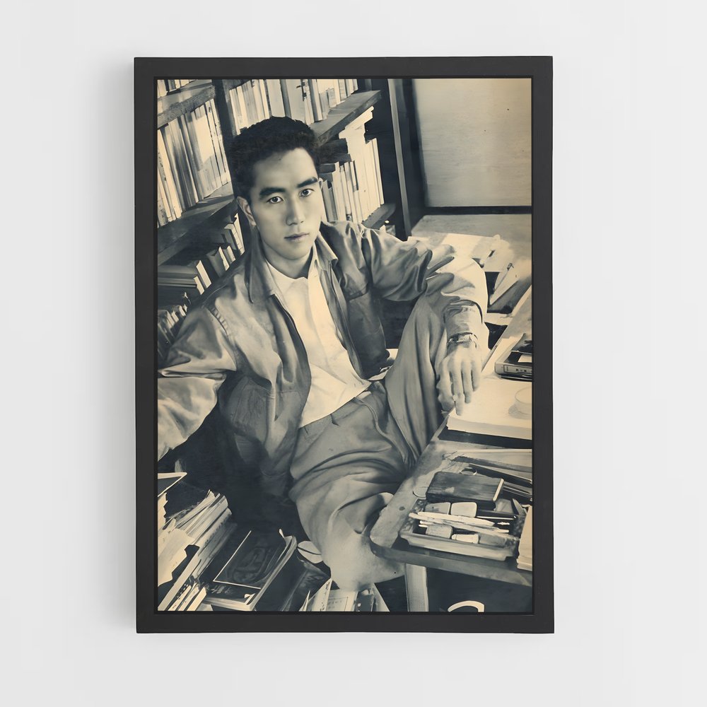 ap-yukio mishima-4 cadre Noir