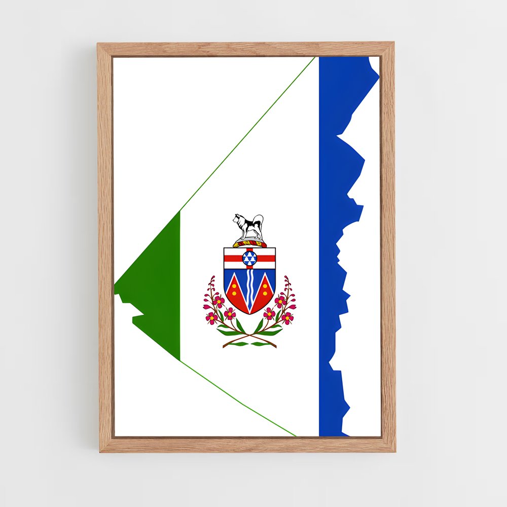 ap-yukon flag-1 cadre Bois clair