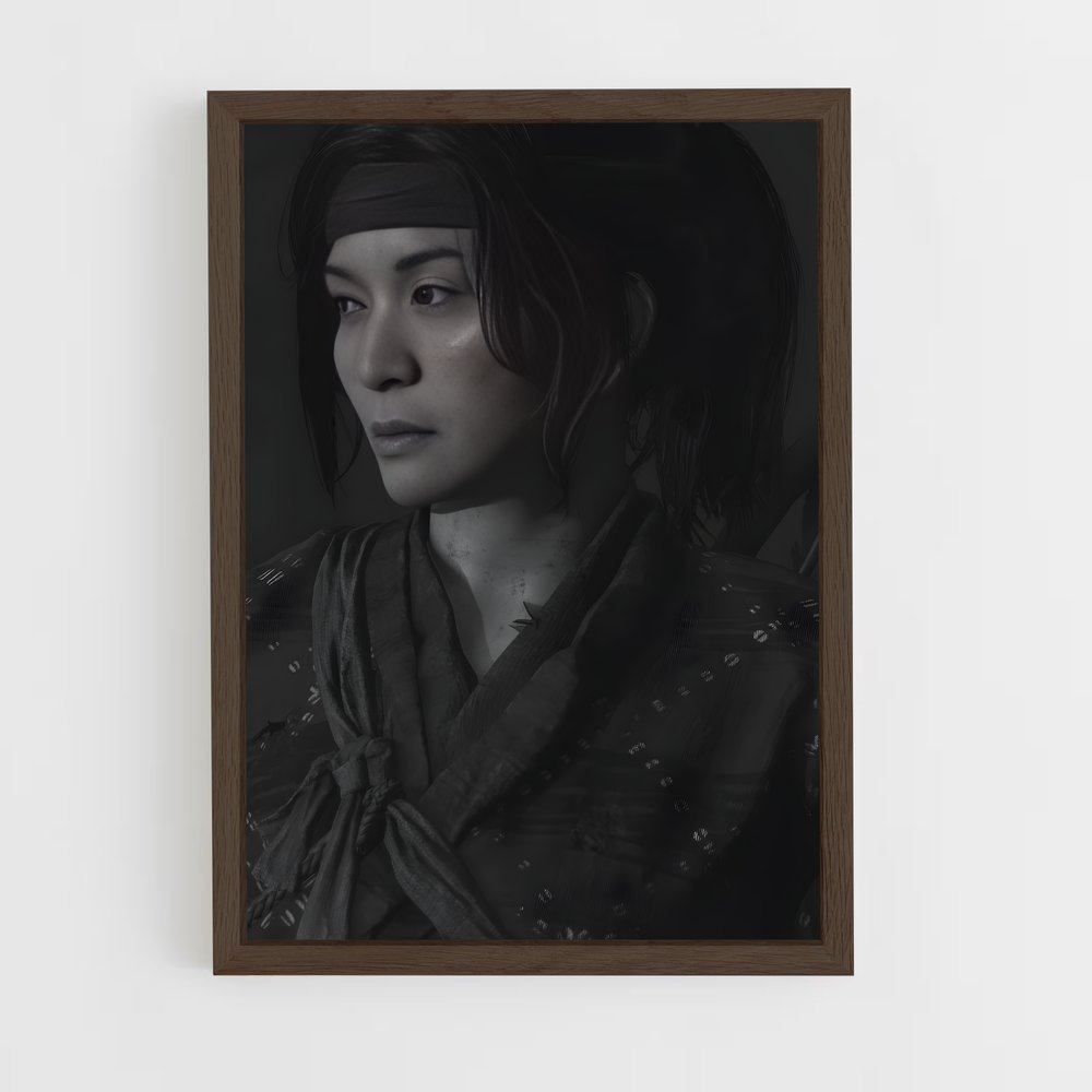 ap-yuna tsushima-6 cadre Bois foncé
