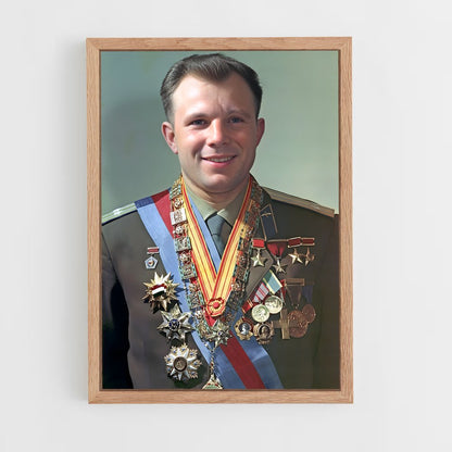 ap-yuri gagarin-1 cadre Bois clair