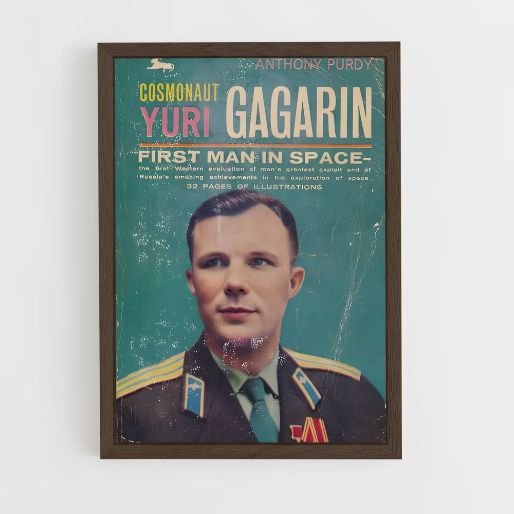 ap-yuri gagarin-2 cadre Bois foncé