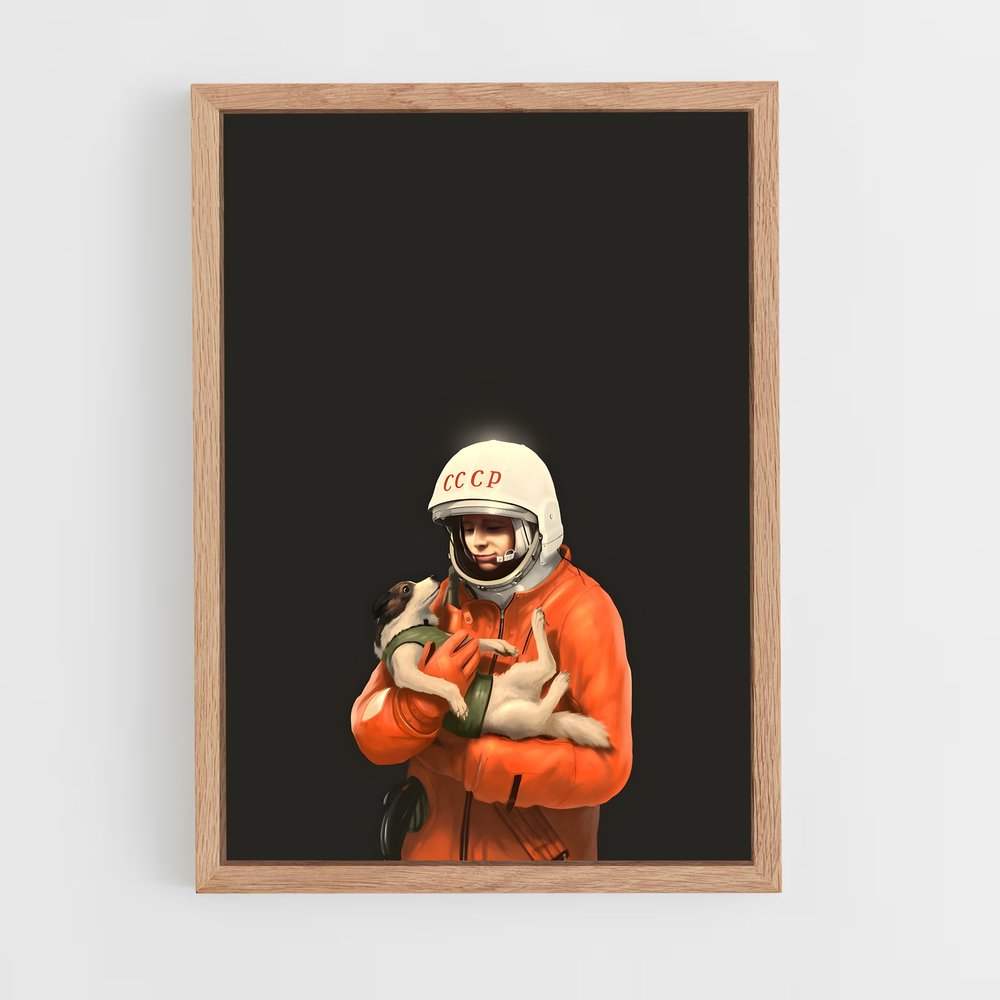 ap-yuri gagarin-3 cadre Bois clair