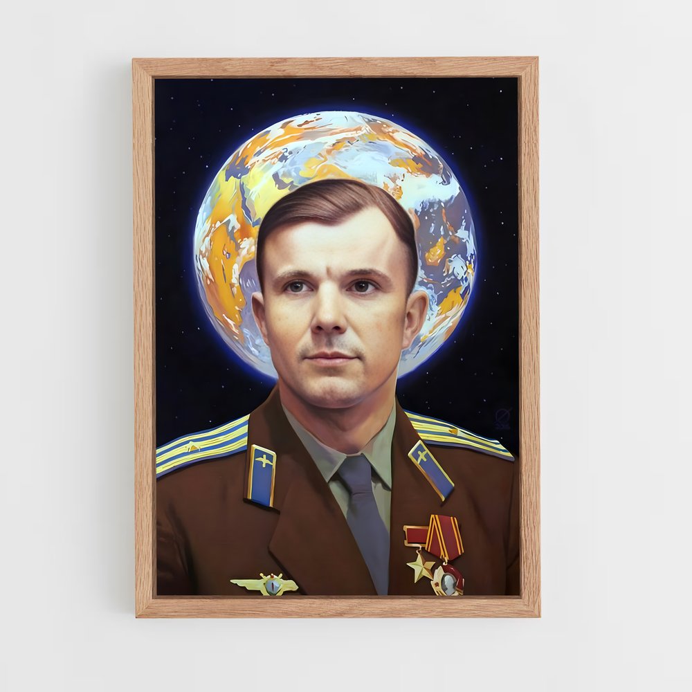 ap-yuri gagarin-5 cadre Bois clair