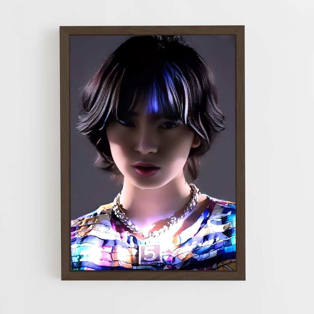 ap-yurina hirate-11 cadre Bois foncé