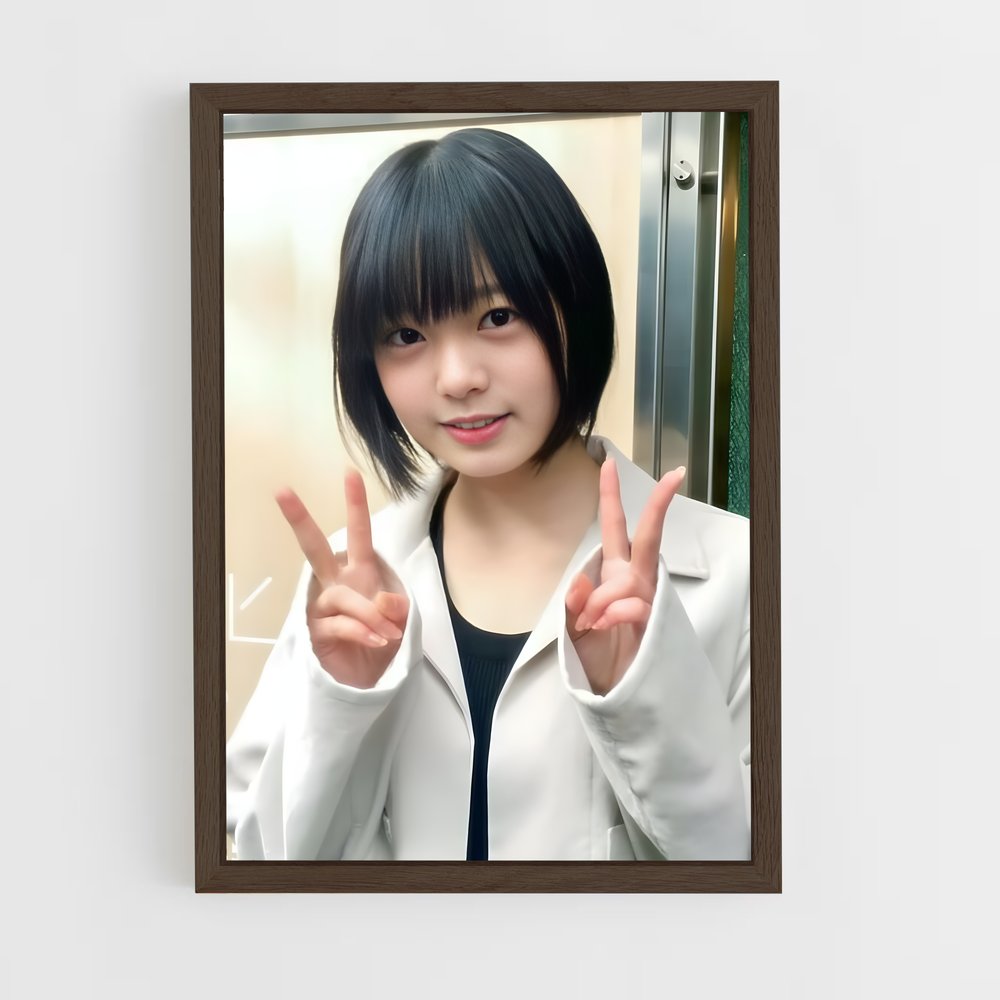 ap-yurina hirate-9 cadre Bois foncé