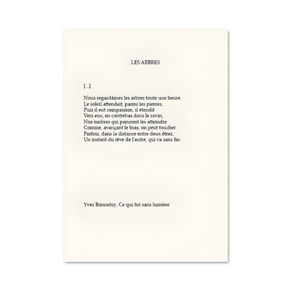 Poster L'Art de L'Incertitude