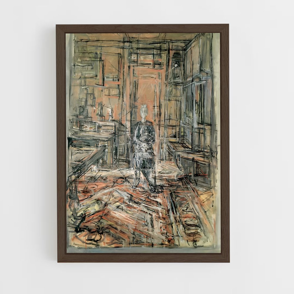 ap-yves bonnefoy-3 cadre Bois foncé