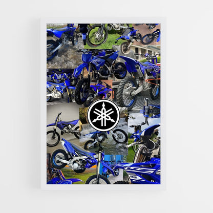 ap-yz125-1 cadre Blanc