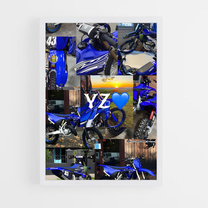 ap-yz125-3 cadre Blanc