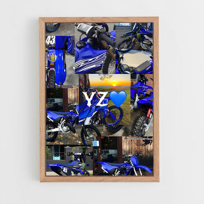 ap-yz125-3 cadre Bois clair