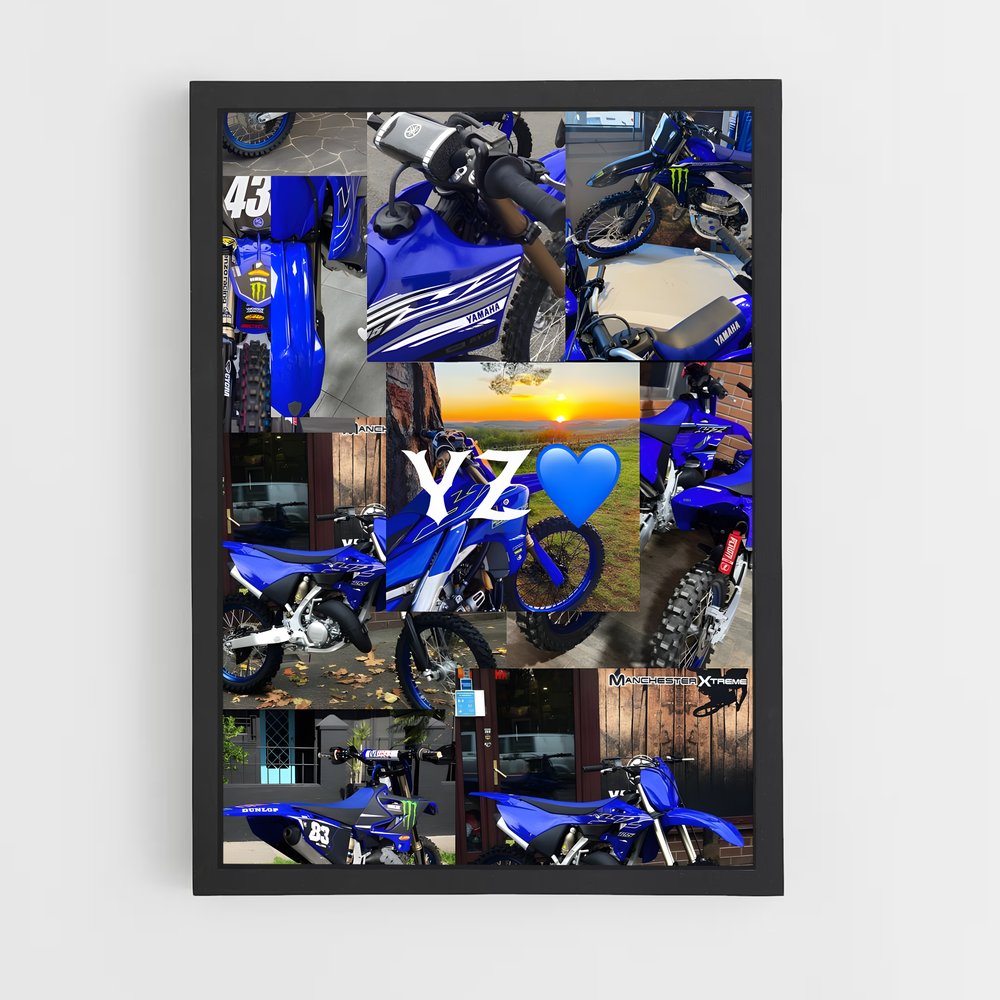 ap-yz125-3 cadre Noir