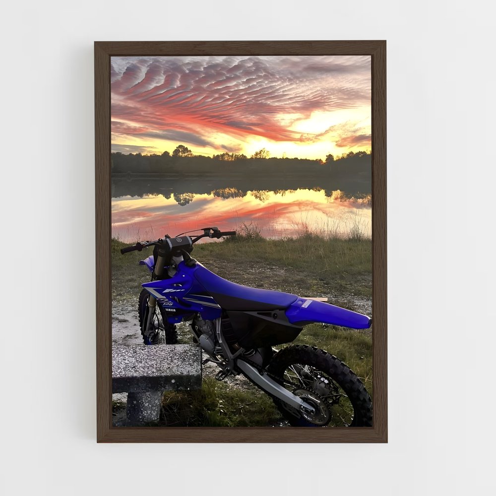 ap-yz125-5 cadre Bois foncé