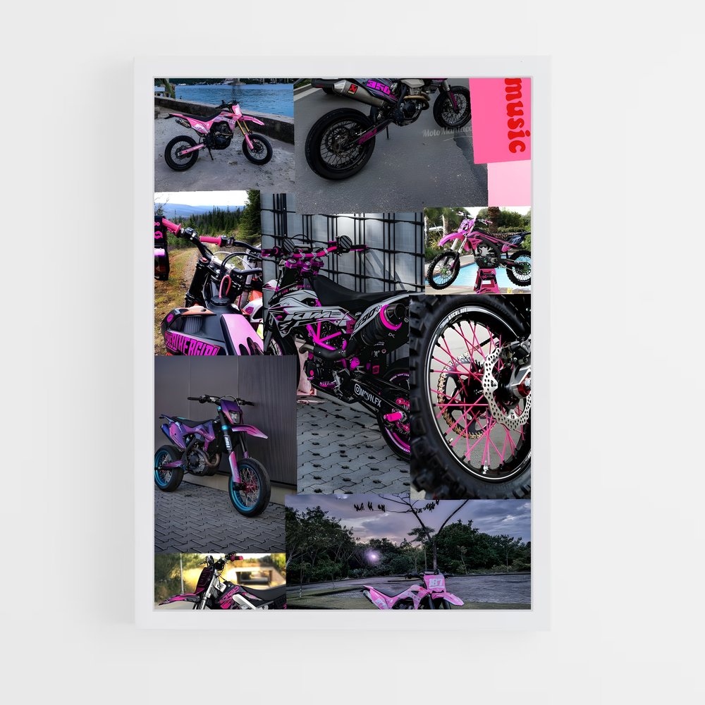 ap-yz125-6 cadre Blanc