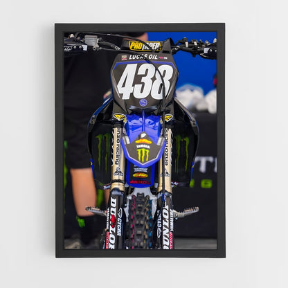 ap-yz250f-1 cadre Noir
