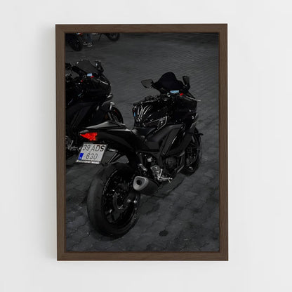 ap-yzf-r3-3 cadre Bois foncé