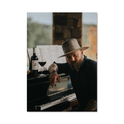 Poster Piano et Chapeau