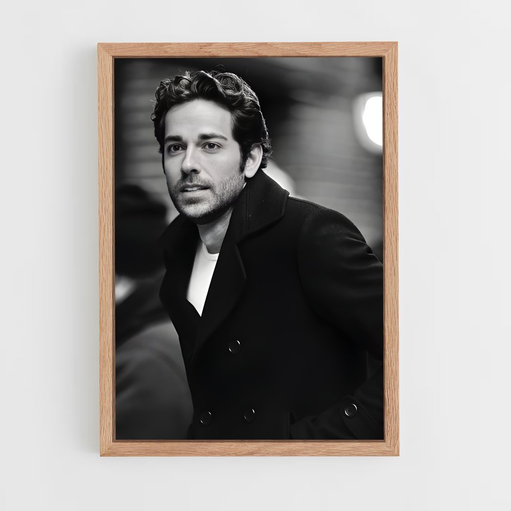 ap-zachary levi-2 cadre Bois clair