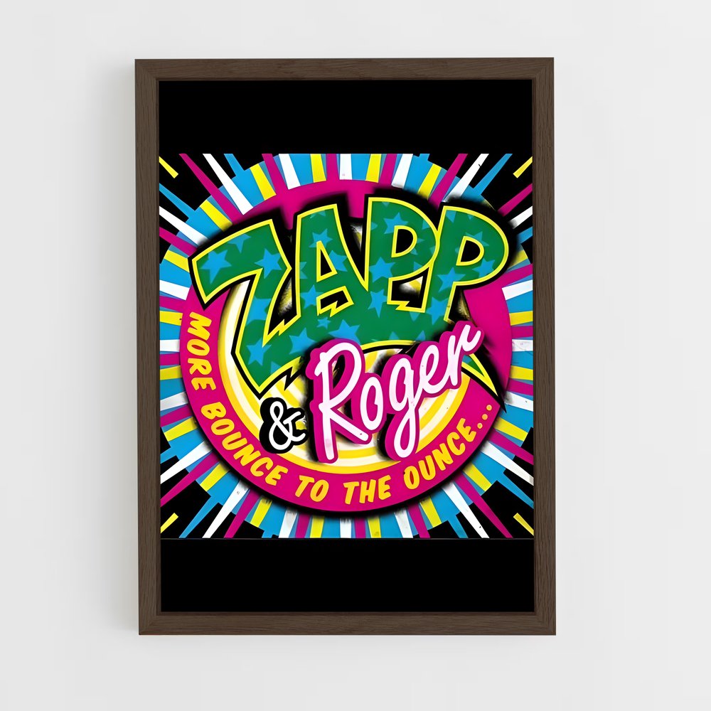 ap-zapp and roger-1 cadre Bois foncé