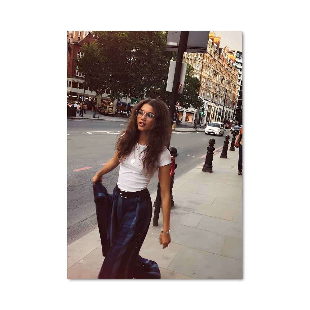 Poster Street Style Zendaya