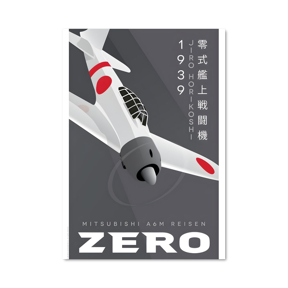 Zero Fighter Legend Poster – Aesthetic Posters