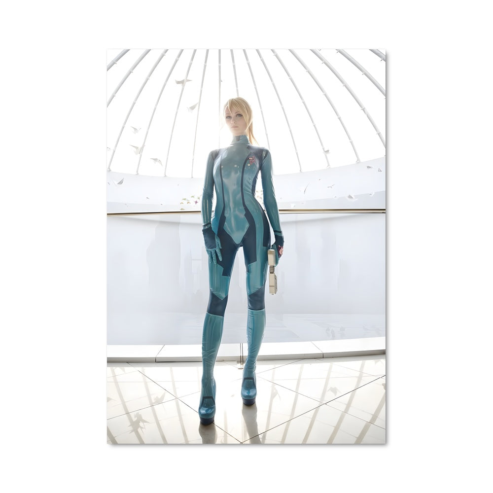 Poster Samus en Bleu