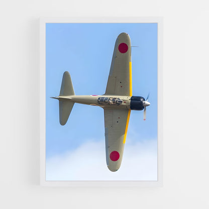 ap-zero fighter mitsubishi-1 cadre Blanc