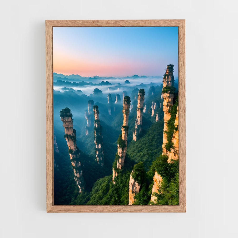 ap-zhangjiajie-2 cadre Bois clair