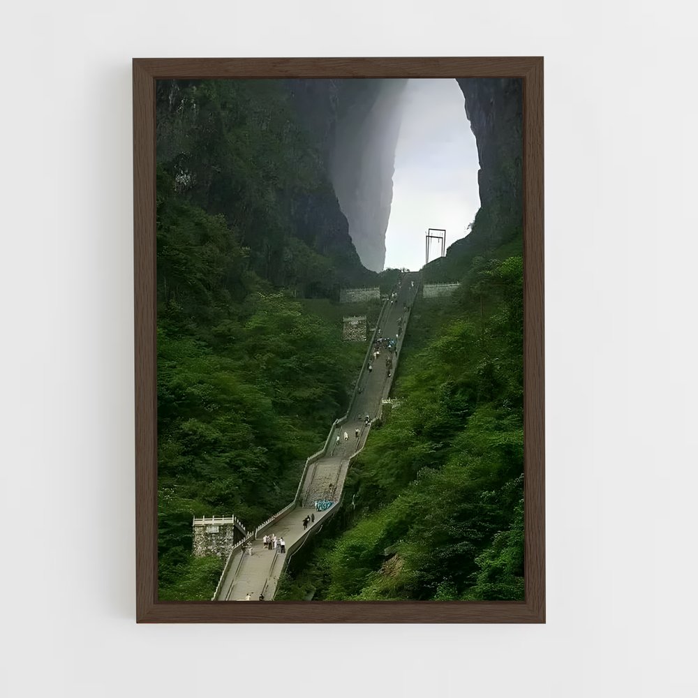 ap-zhangjiajie-5 cadre Bois foncé