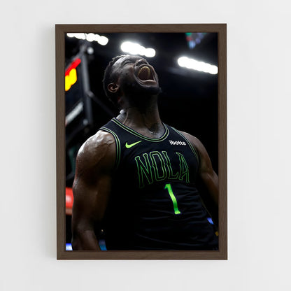 ap-zion williamson-2 cadre Bois foncé