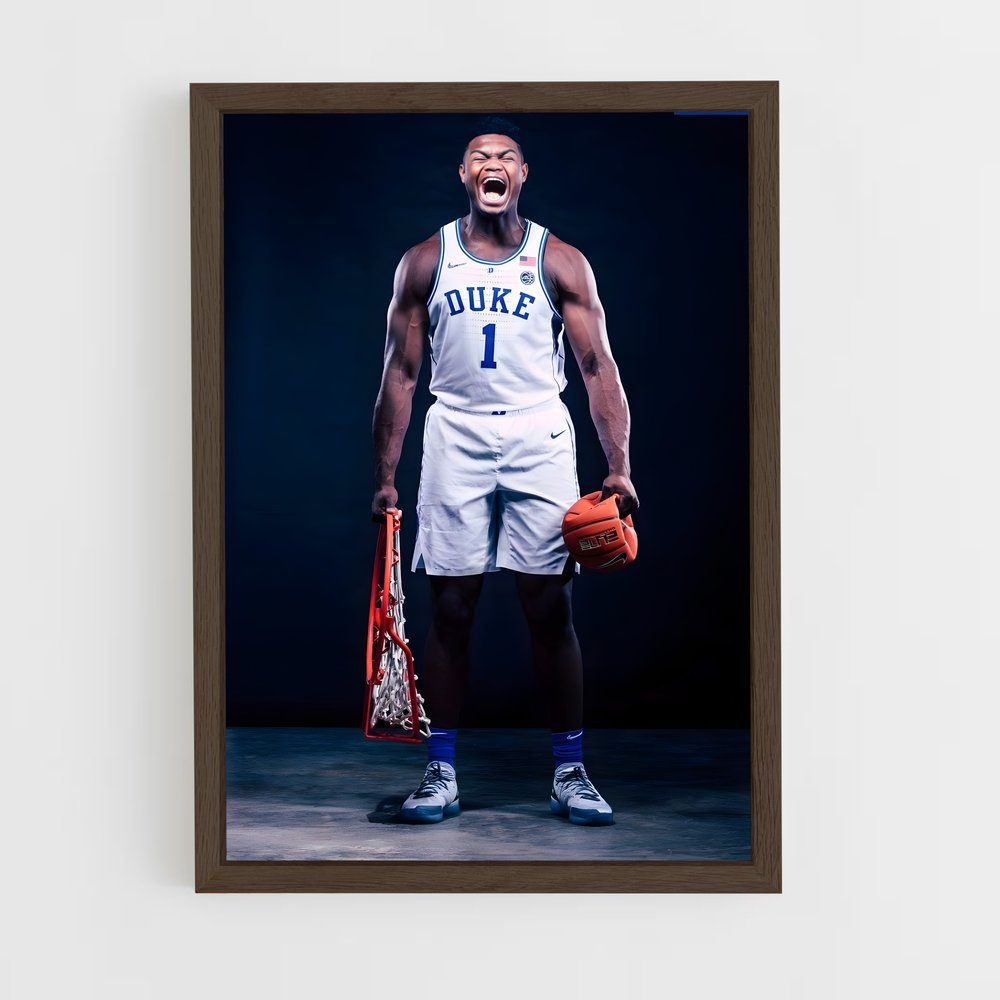 ap-zion williamson-7 cadre Bois foncé