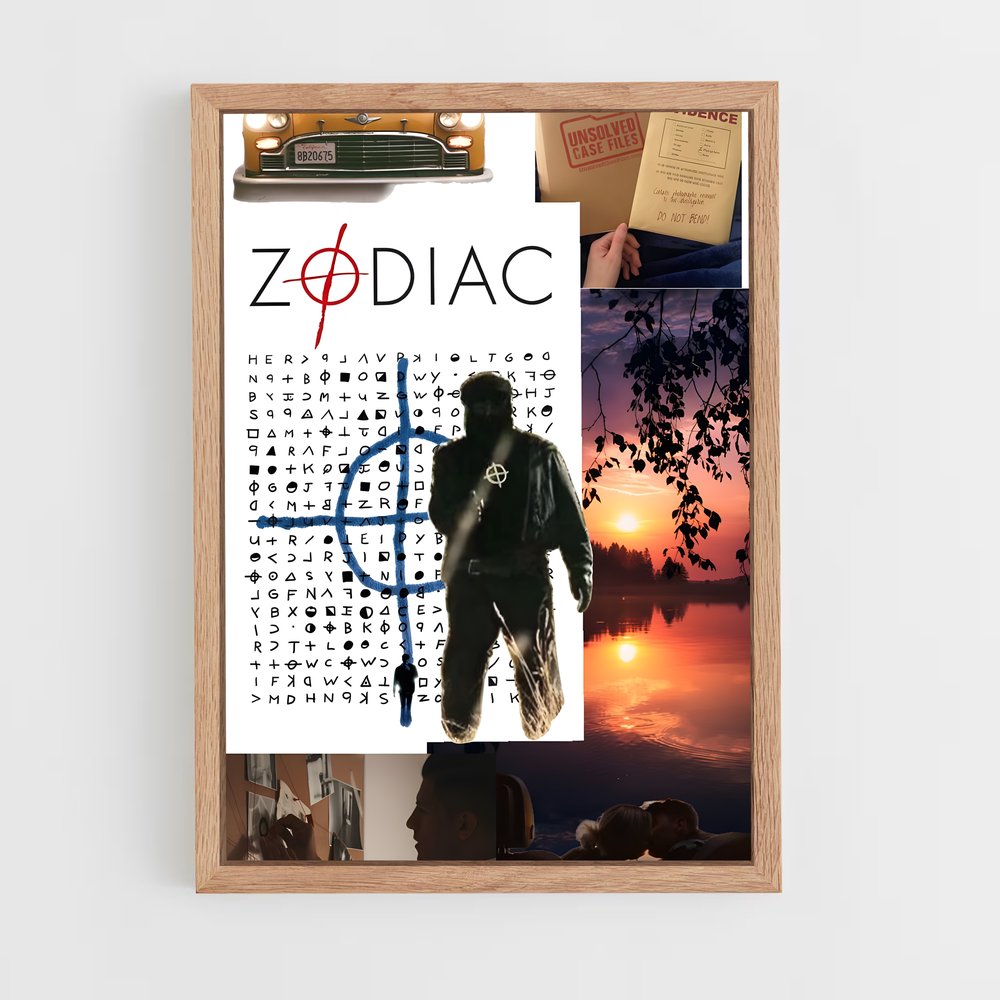 ap-zodiac killer-4 cadre Bois clair