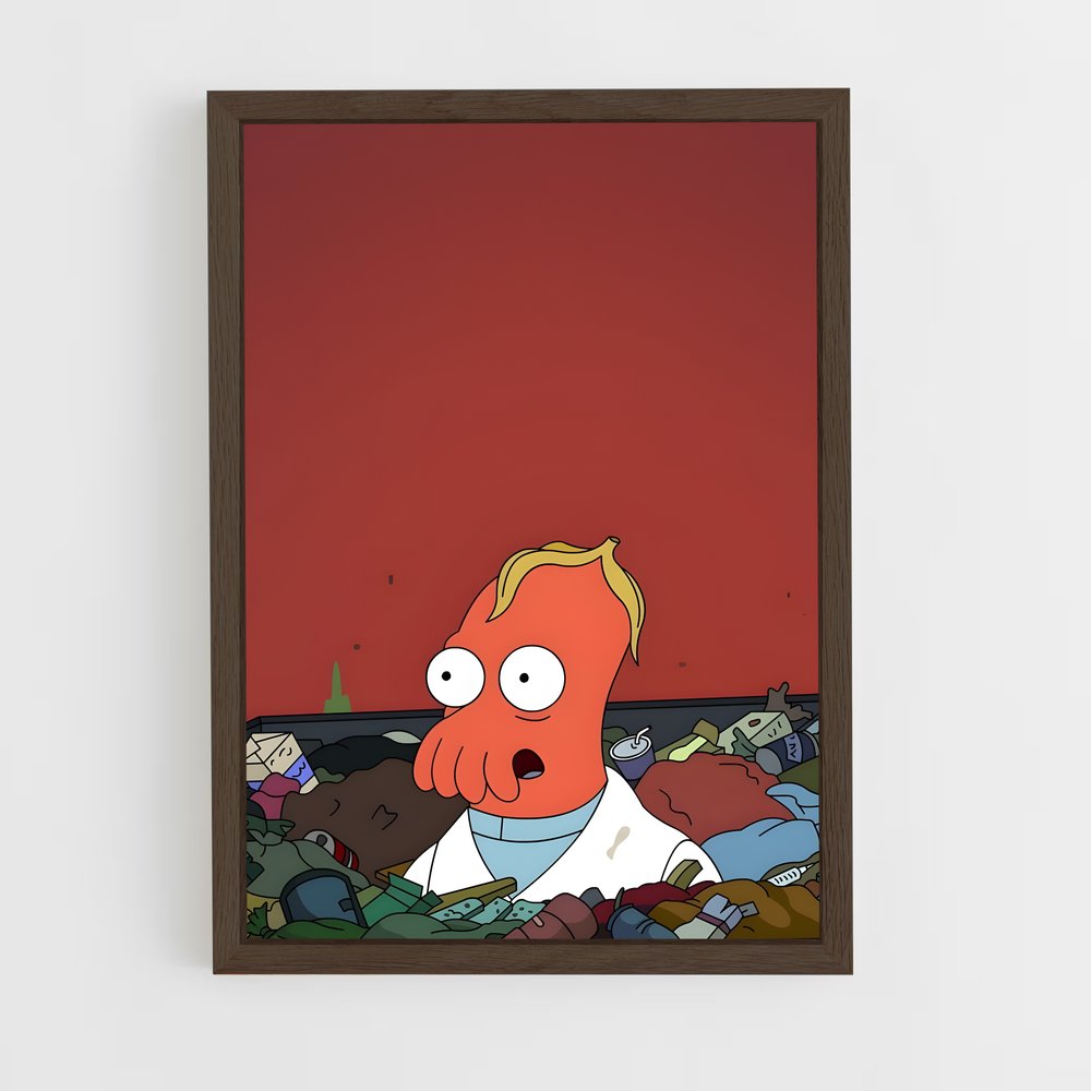 ap-zoidberg futurama-1 cadre Bois foncé
