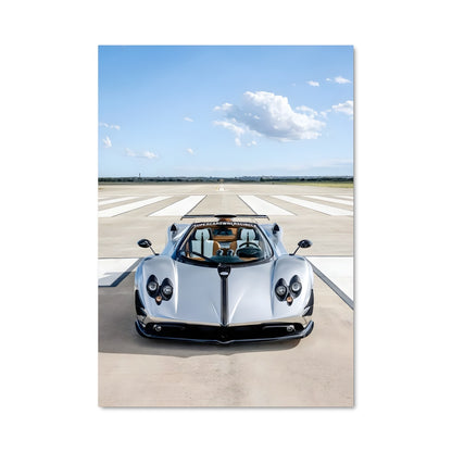 Poster Zonda Noir et Blanc