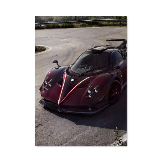 Poster Fusion Écarlate