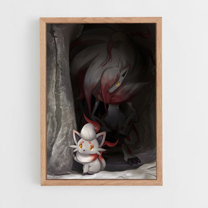 ap-zoroark-3 cadre Bois clair