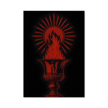 Poster Flamme Zoroastrienne
