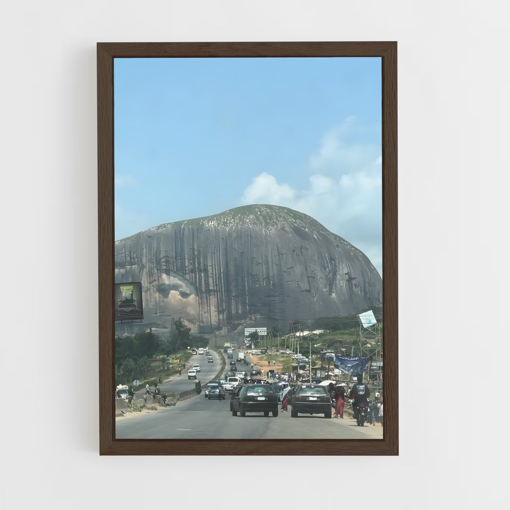 ap-zuma rock abuja-1 cadre Bois foncé