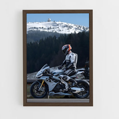 aprilia-5 cadre Bois foncé