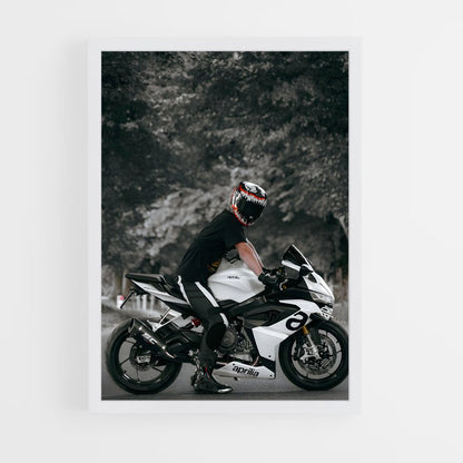 aprilia-9 cadre Blanc