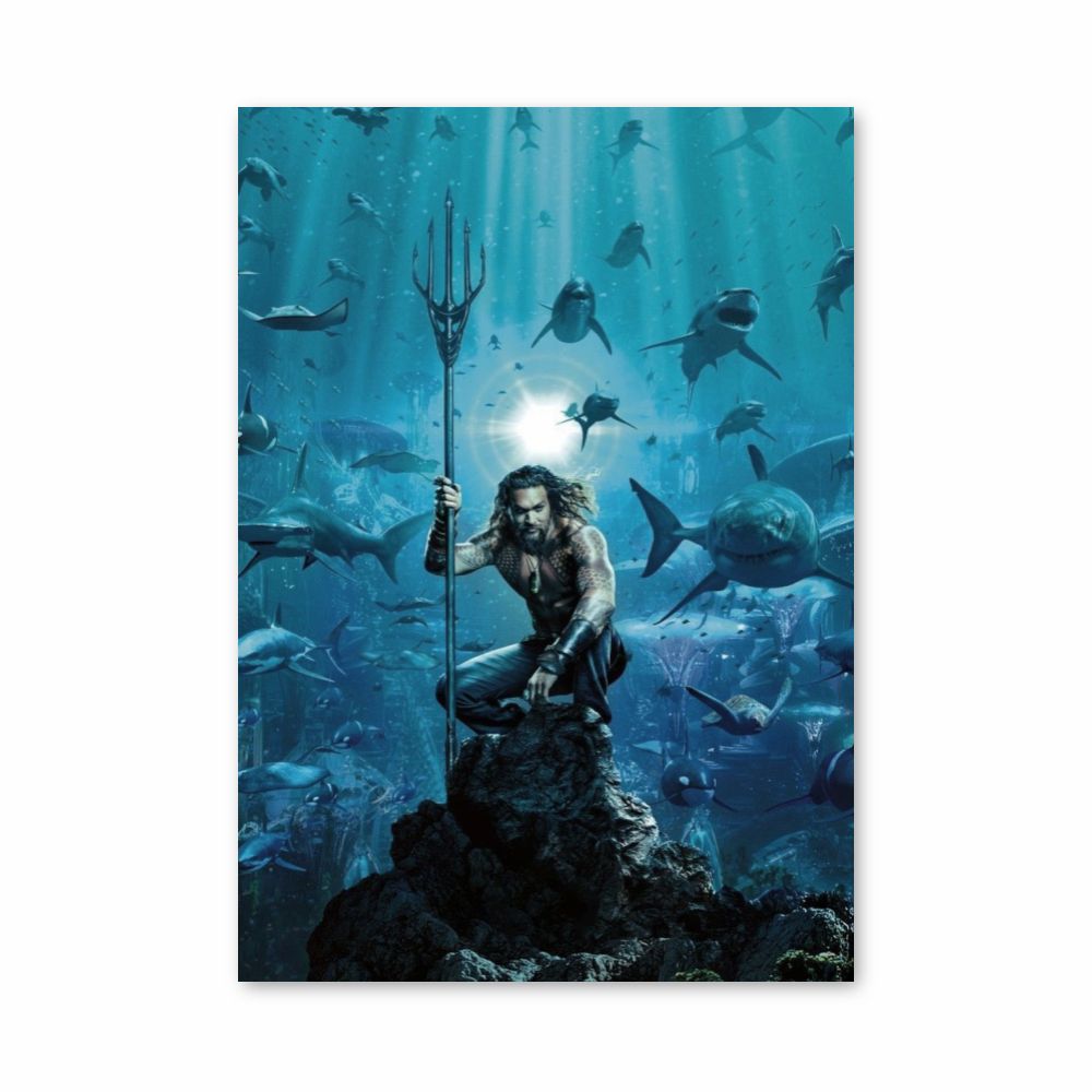 Aquaman Shark Poster