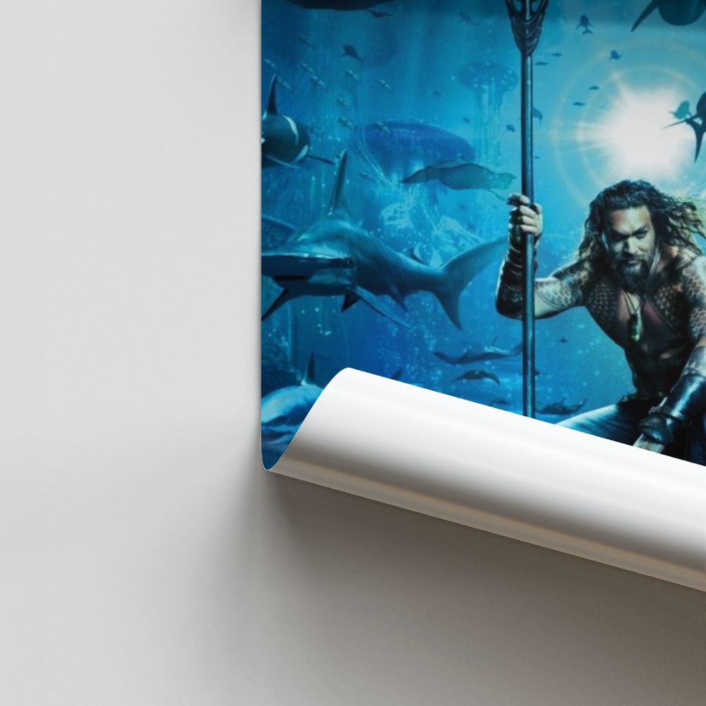 Aquaman Shark Poster