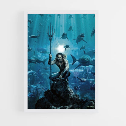 Aquaman Shark Poster