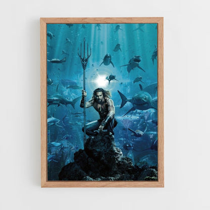 Aquaman Shark Poster