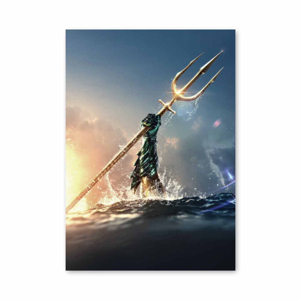 Aquaman Trident Poster