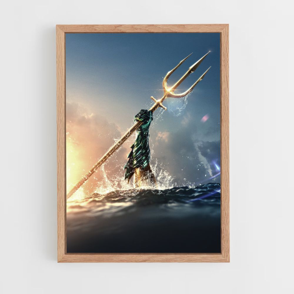 Aquaman Trident Poster