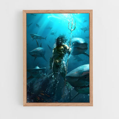 aquaman-3 cadre Bois clair