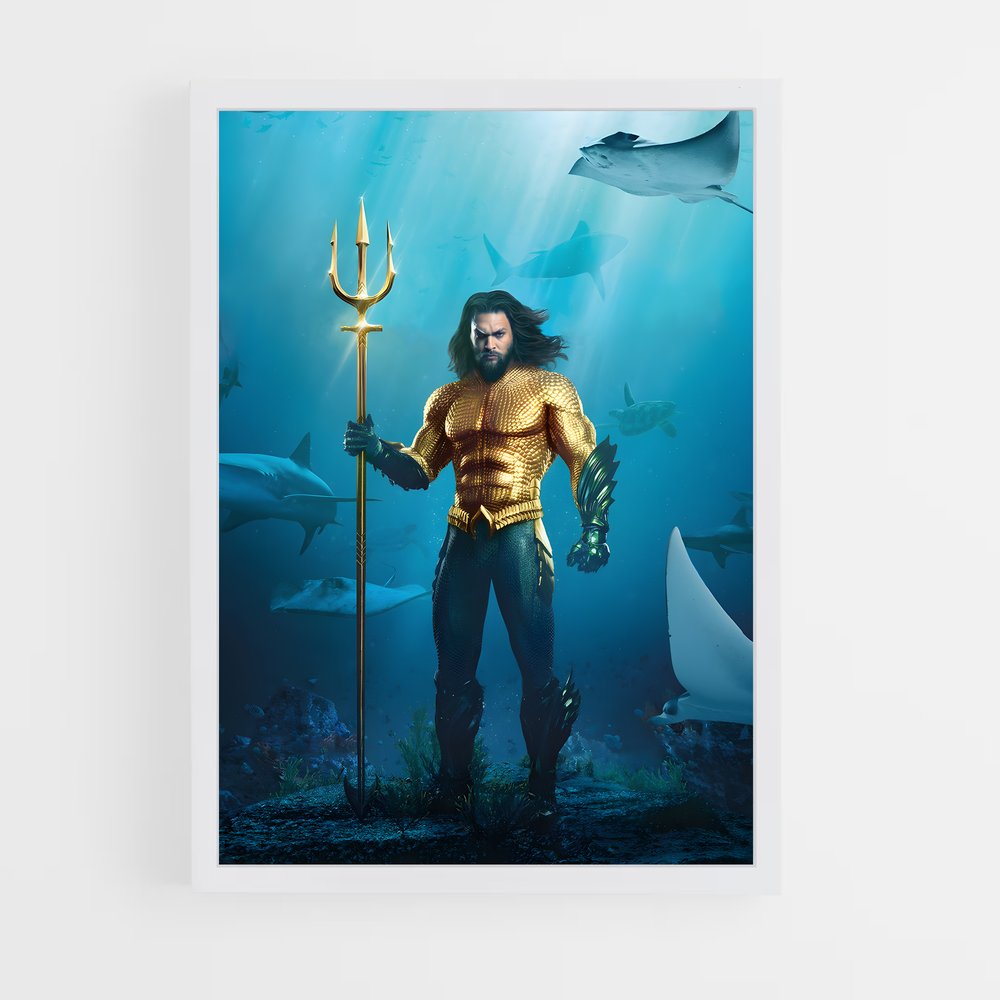 aquaman-4 cadre Blanc