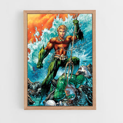 aquaman-5 cadre Bois clair