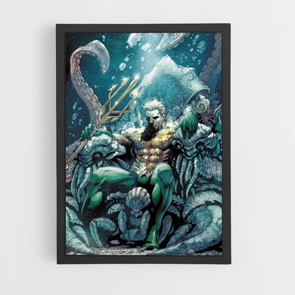 Aquaman Throne Poster